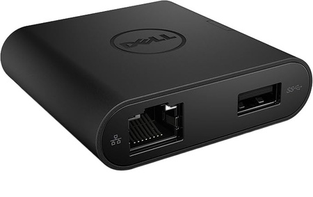 Nowy przejściówka/adapter do laptopa Dell DA200 USB-C do HDMI/VGA/USB/RJ-45