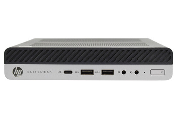 [OUTLET] HP EliteDesk 705 G4 Micro Computer with AMD Ryzen 5 Pro 2400G, 16 GB RAM, 256 GB SSD, and Radeon RX Vega 11 Graphics (No operating system included)