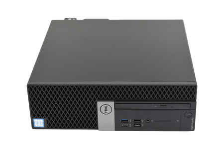 Dell OptiPlex 5060 SFF Computer with i3-8100, 8 GB RAM, 256 GB SSD, Intel UHD Graphics 630, and Windows 11 Pro