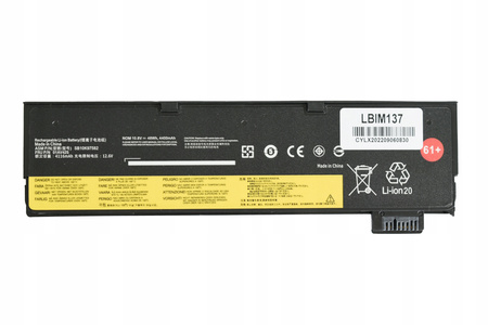 NOWA BATERIA zewnętrzna do Lenovo T470 T480 T580