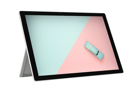 Tablet Microsoft Surface Pro 7+ (1960) 12.3" Platynowy i5-1135G7  8 GB | 128 GB SSD | Windows 11 Pro| Klasa Select