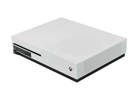 Konsola Microsoft Xbox One S 1000 GB (biały) + kabel zasilający + kabel HDMI