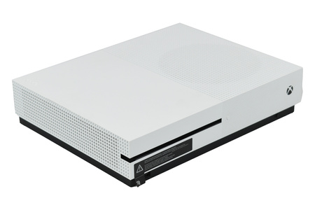 Konsola Microsoft Xbox One S 1000 GB (biały) + kabel zasilający + kabel HDMI