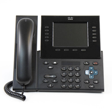 Cisco IP Phone CP-8961-K9 with cradle and handset (no power adapter)