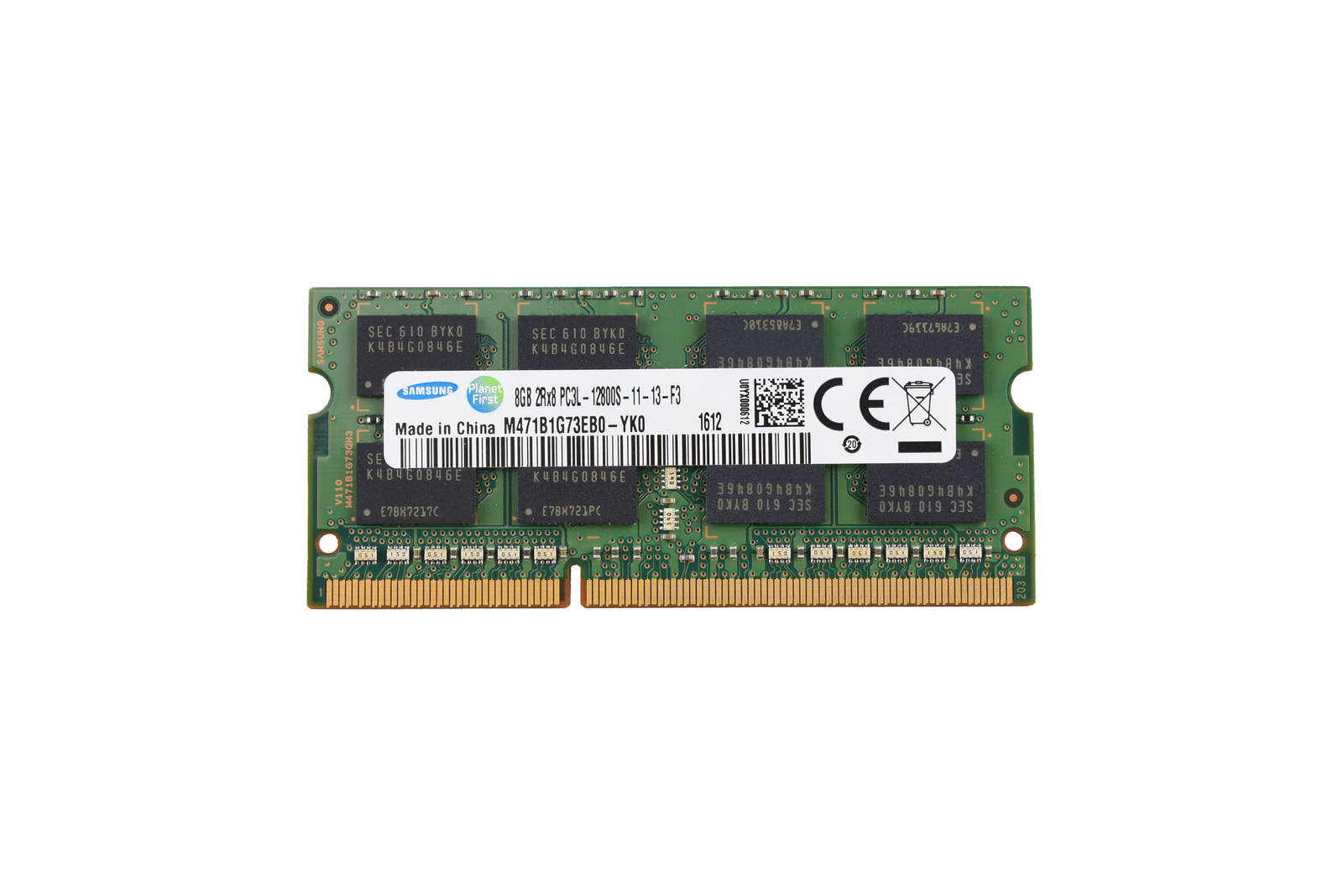 Samsung 8GB DDR3 RAM PC3L 1600MHz – M471B1G73EB0-YK0 Accessories