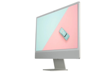 24-calowy AIO Apple iMac 2021 (A2438) Retina 4.5K M1 16|512 GB  OS Tahoe Srebrny