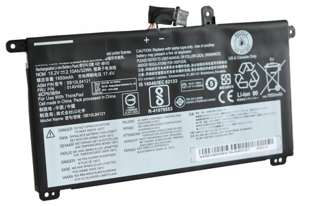 NOWA BATERIA wewnętrzna do Lenovo T570 T580 P51s