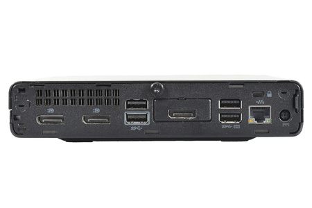 HP ProDesk 600 G5 Micro Computer with i5-9500T, 16 GB RAM, 256 GB SSD, Intel UHD Graphics 630, and Windows 11 Pro