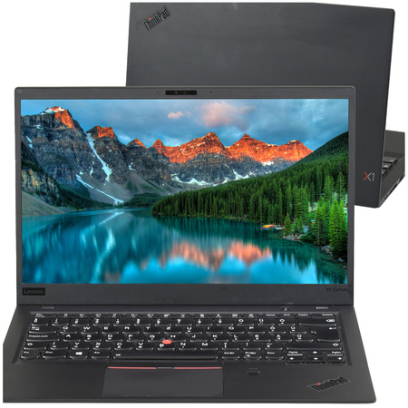 Lenovo ThinkPad X1 Carbon 6 Gen 14" i7-8650U 16 GB 512 FHD  US QWERTY Podświetlana Windows 11 Pro Klasa A-