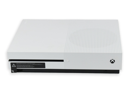 Konsola Microsoft Xbox One S 1000 GB (biały) + kabel zasilający + kabel HDMI