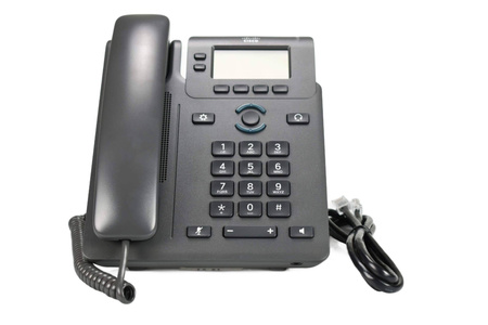Cisco IP Phone CP-6821-3PCC-K9 with cradle and handset (without power supply)