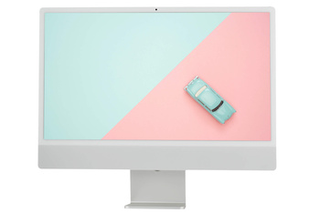 24-calowy AIO Apple iMac 2021 (A2438) Retina 4.5K M1 16|512 GB OS Tahoe Srebrny