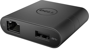 New Dell DA200 USB-C to HDMI/VGA/USB/RJ-45 laptop adapter/adapter